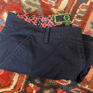 C wonder Size 10 navy shorts